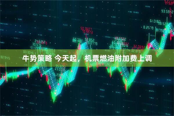 牛势策略 今天起，机票燃油附加费上调
