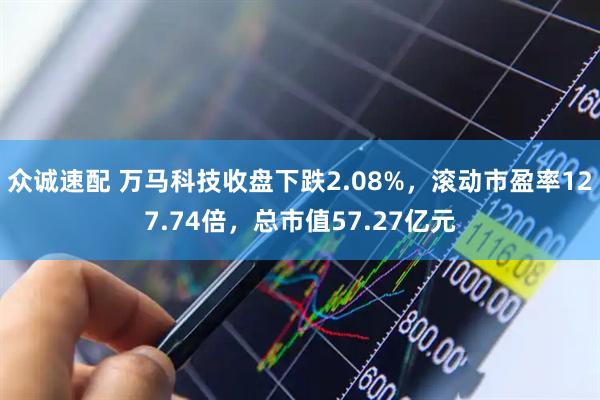 众诚速配 万马科技收盘下跌2.08%，滚动市盈率127.74倍，总市值57.27亿元