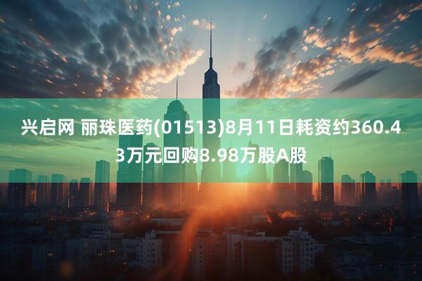 兴启网 丽珠医药(01513)8月11日耗资约360.43万元回购8.98万股A股